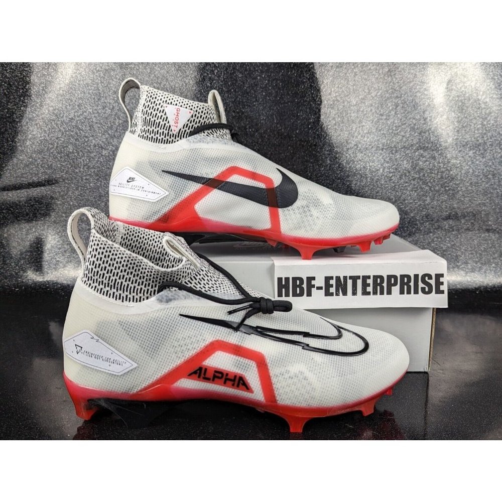 Nike Alpha Menace Elite 3 White University Red Black Men's Size 10.5 NEW